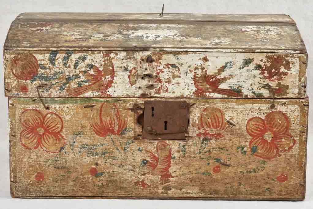 18th century French trousseau chest / marriage chest 18"