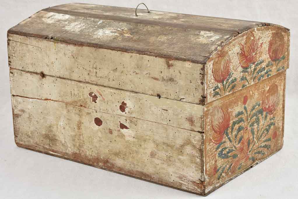 18th century French trousseau chest / marriage chest 18"