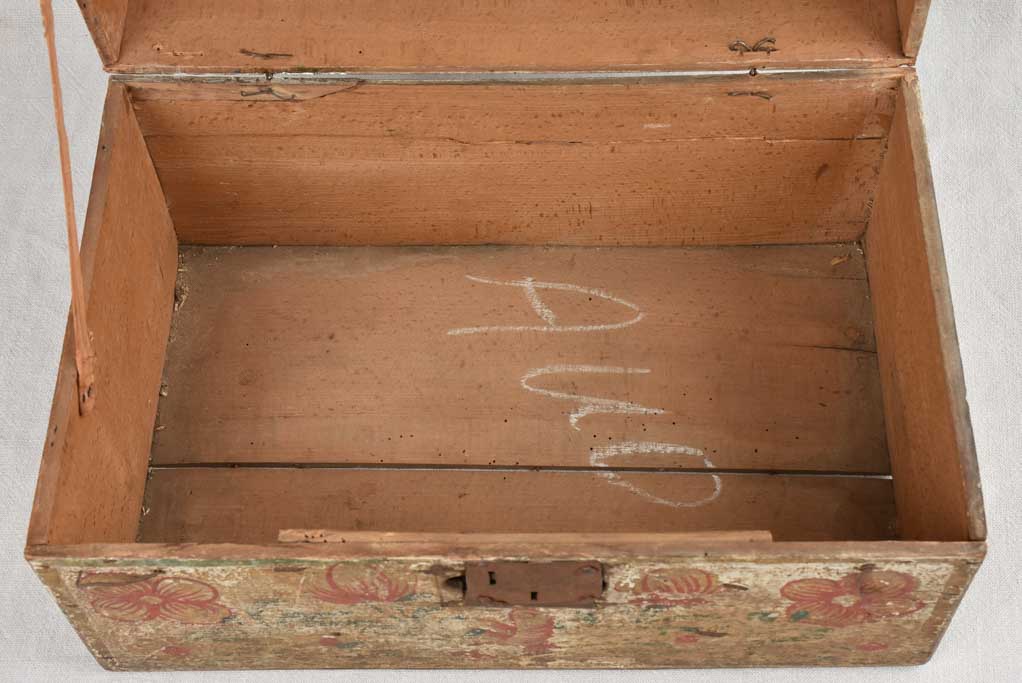 18th century French trousseau chest / marriage chest 18"