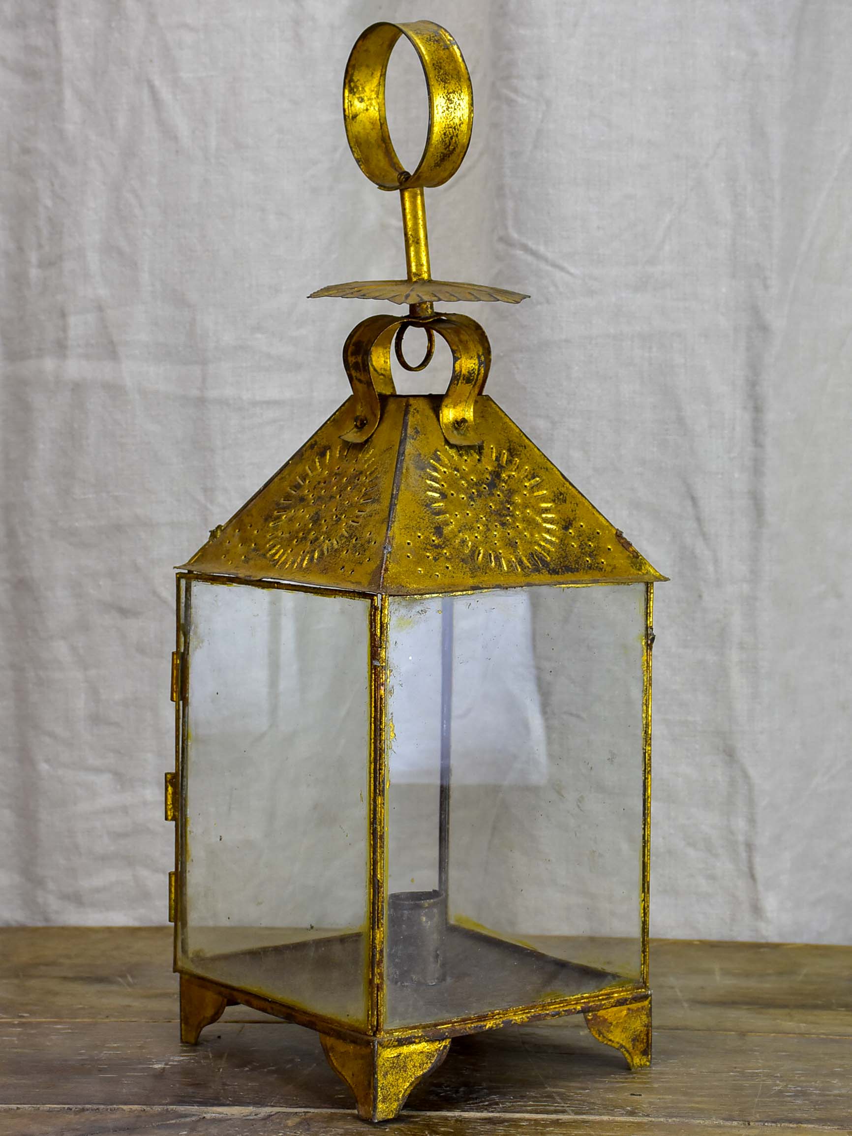 Antique Spanish candle lantern