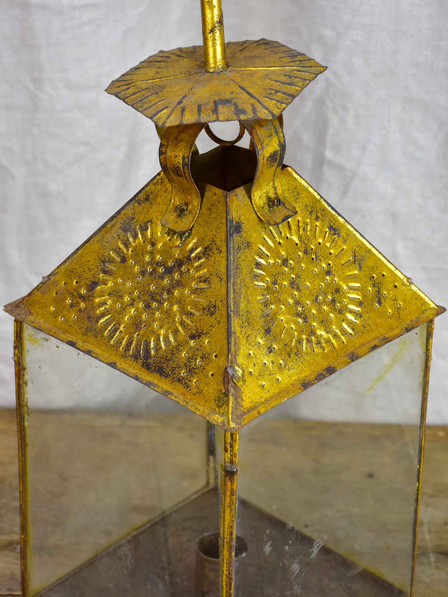 Antique Spanish candle lantern