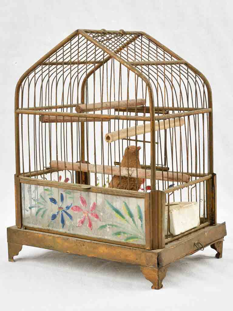 Pretty French Bird cage  - 1940s - 13¾"