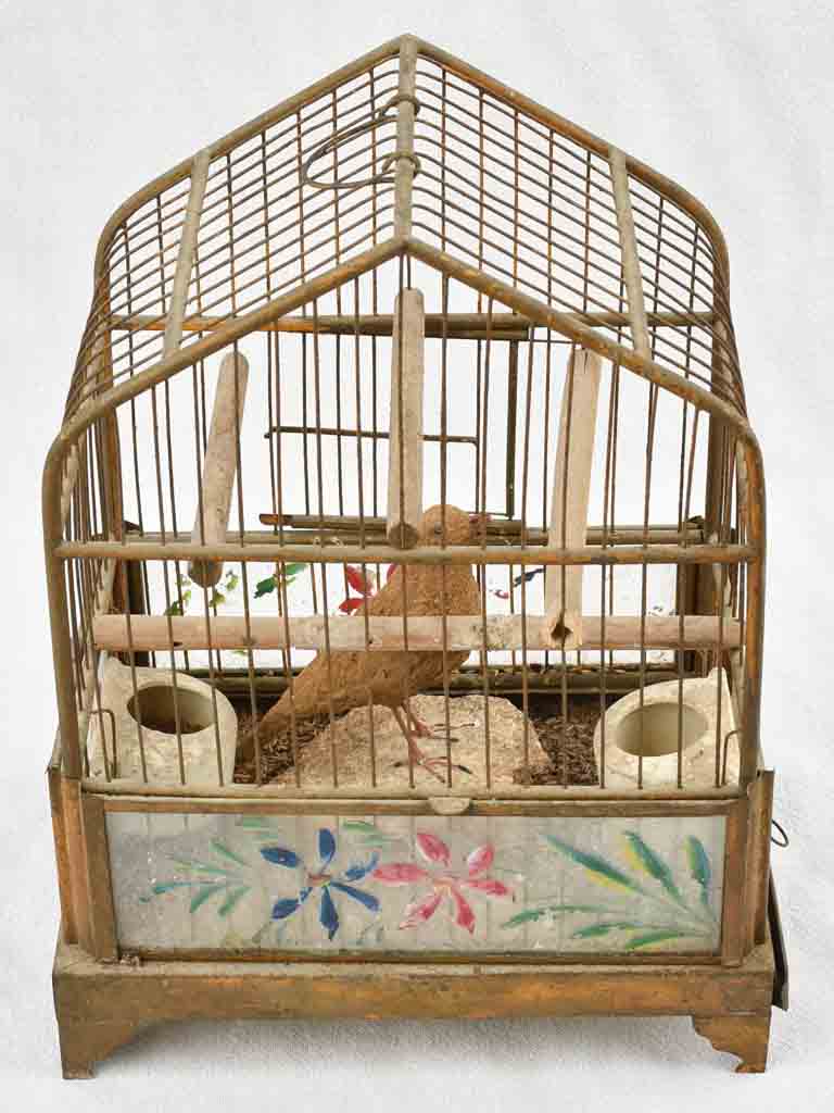 Pretty French Bird cage  - 1940s - 13¾"