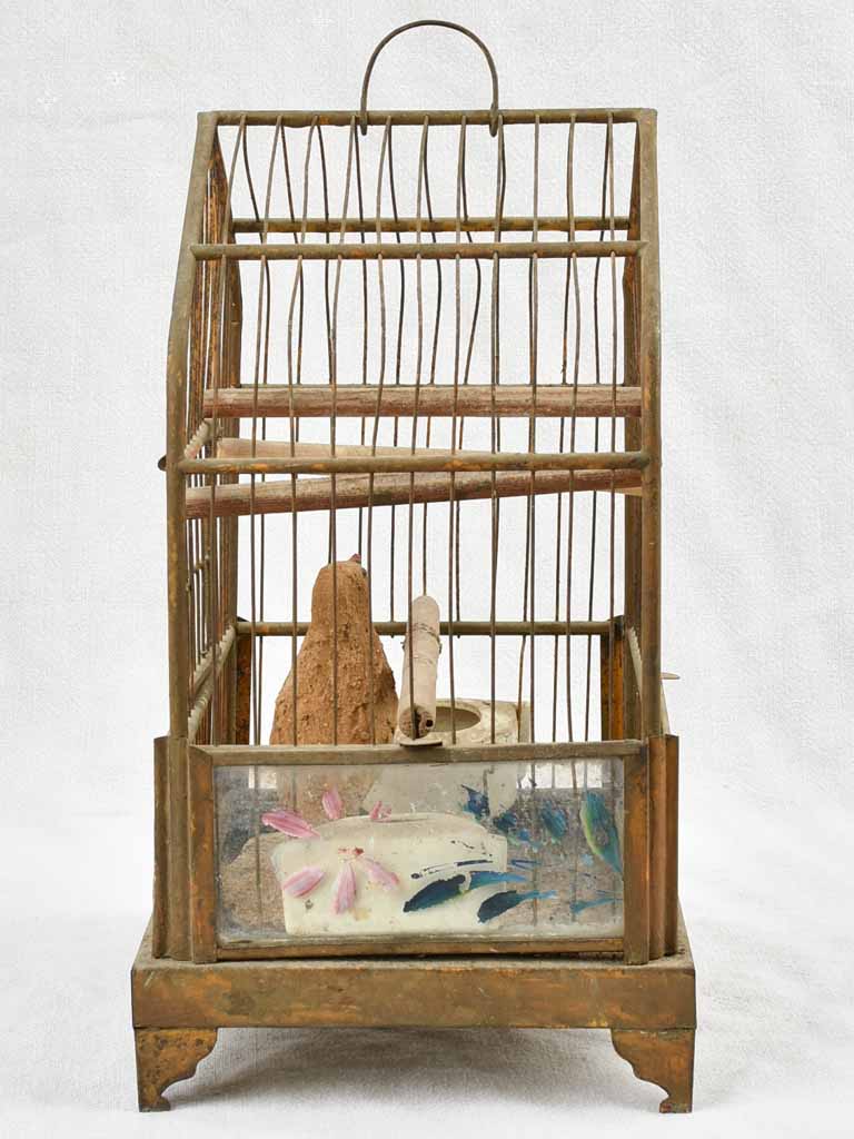 Pretty French Bird cage  - 1940s - 13¾"