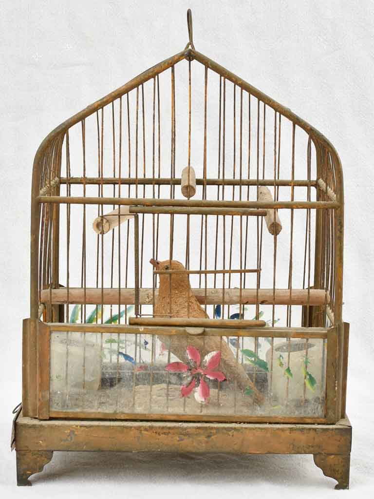 Pretty French Bird cage  - 1940s - 13¾"