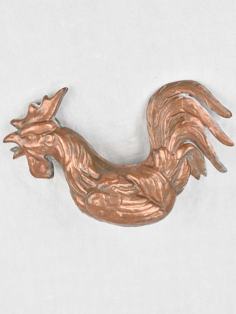 Nineteenth-century church weathervane rooster mold