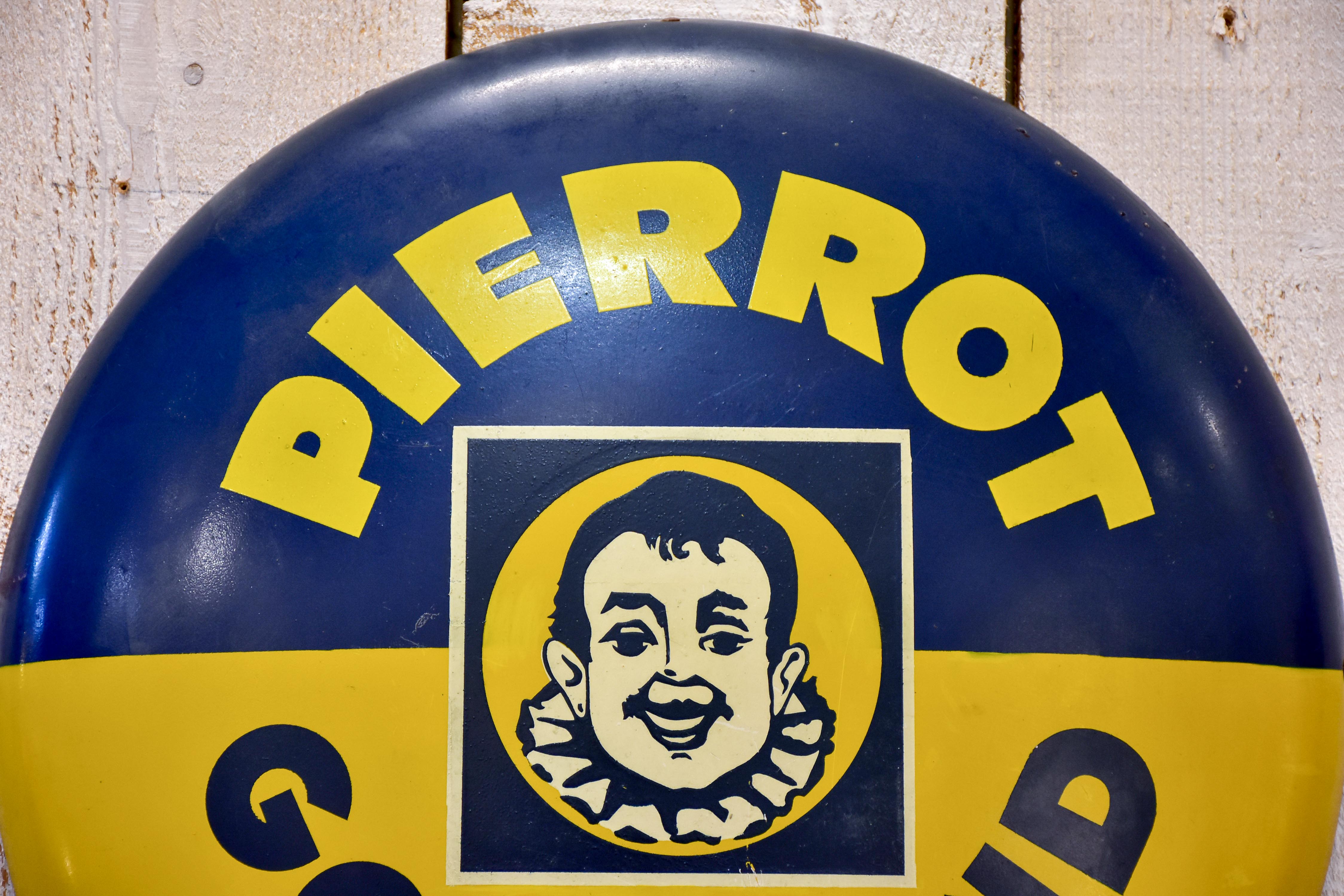 Vintage French Pierrot Gourmand sign