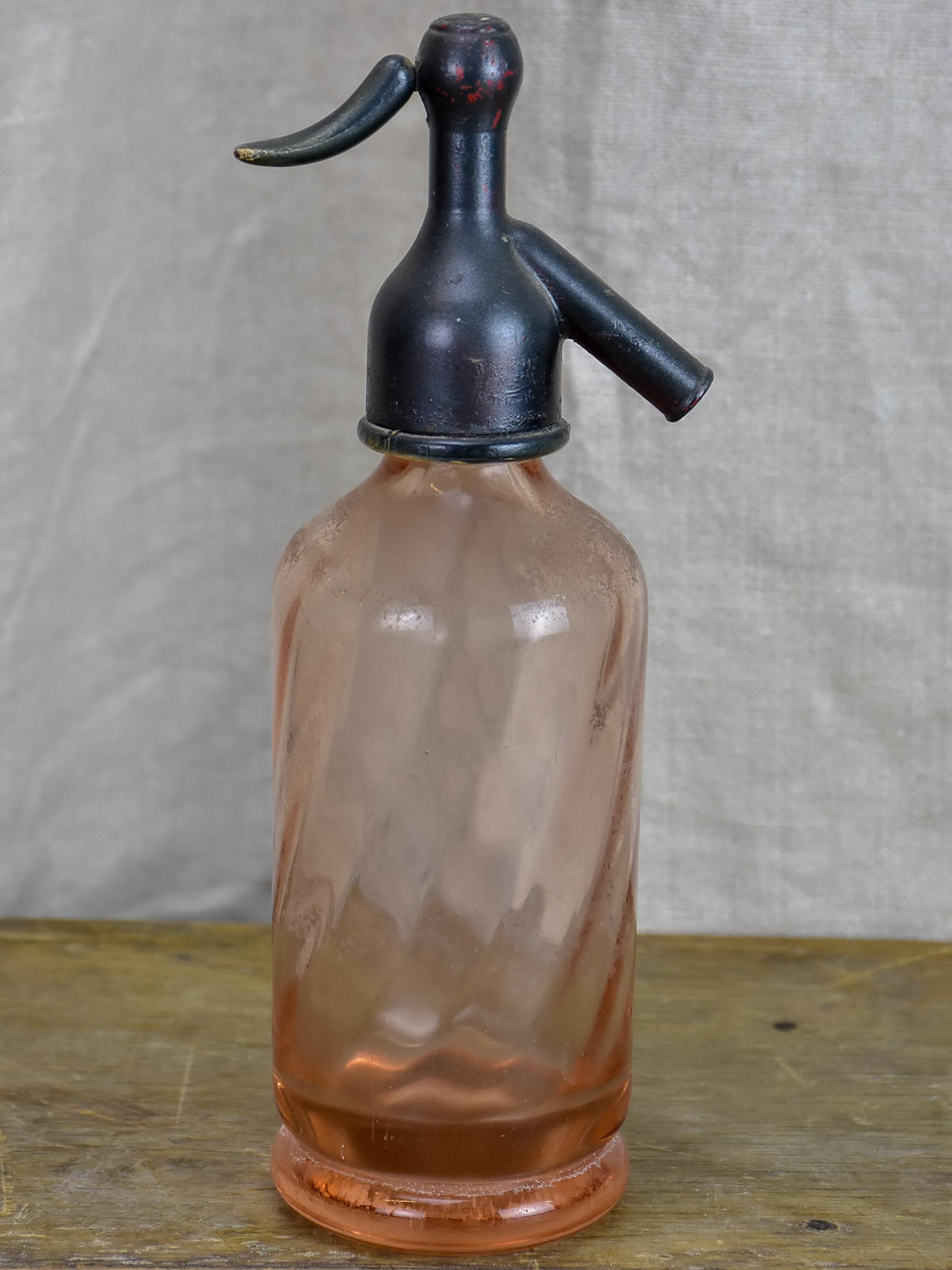 Antique French half-size Seltzer bottle