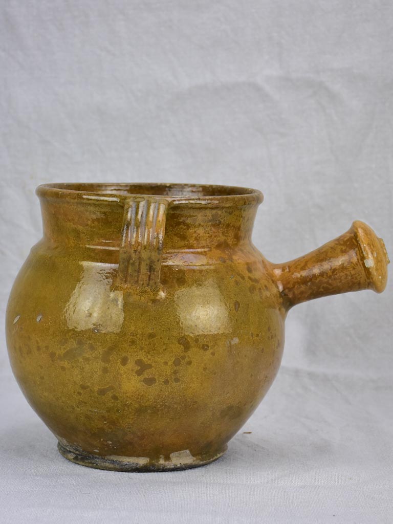 Antique French pot with spout