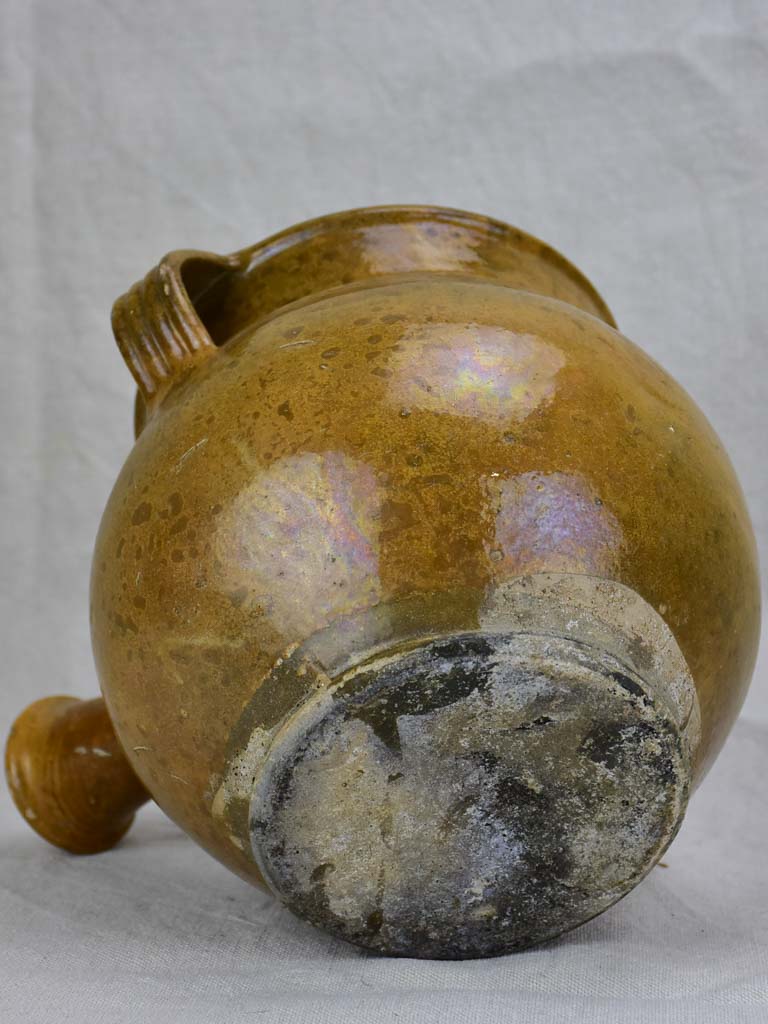 Antique French pot with spout