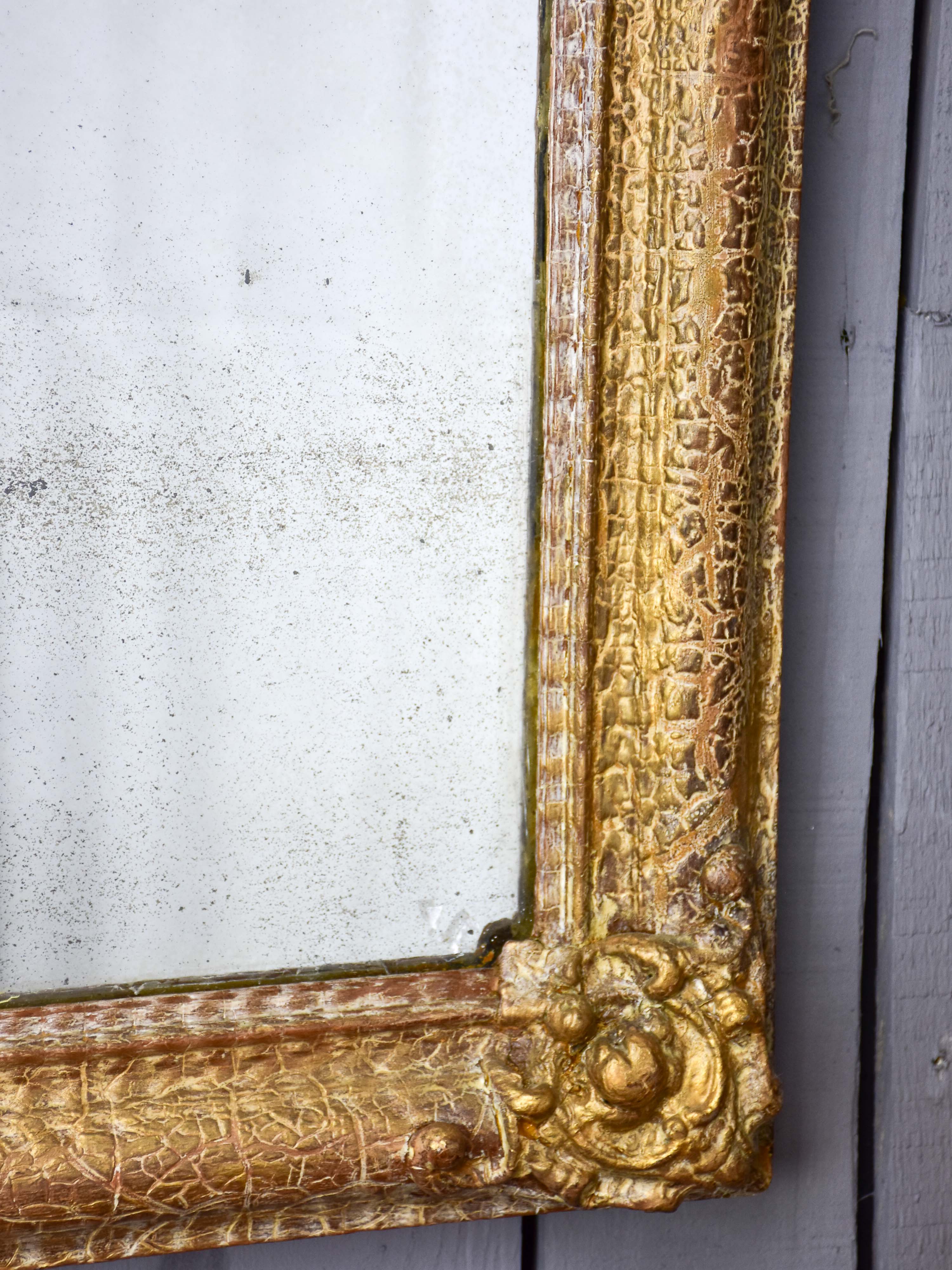 Antique French mirror with original glass