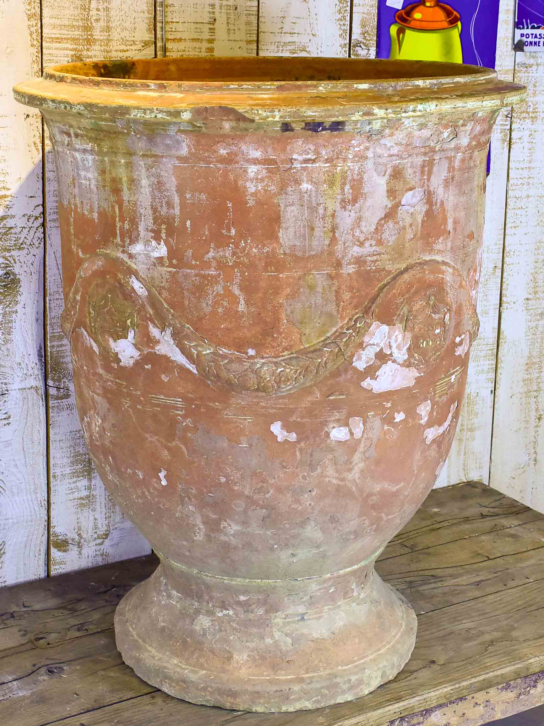 Very large 19th Century Anduze urn