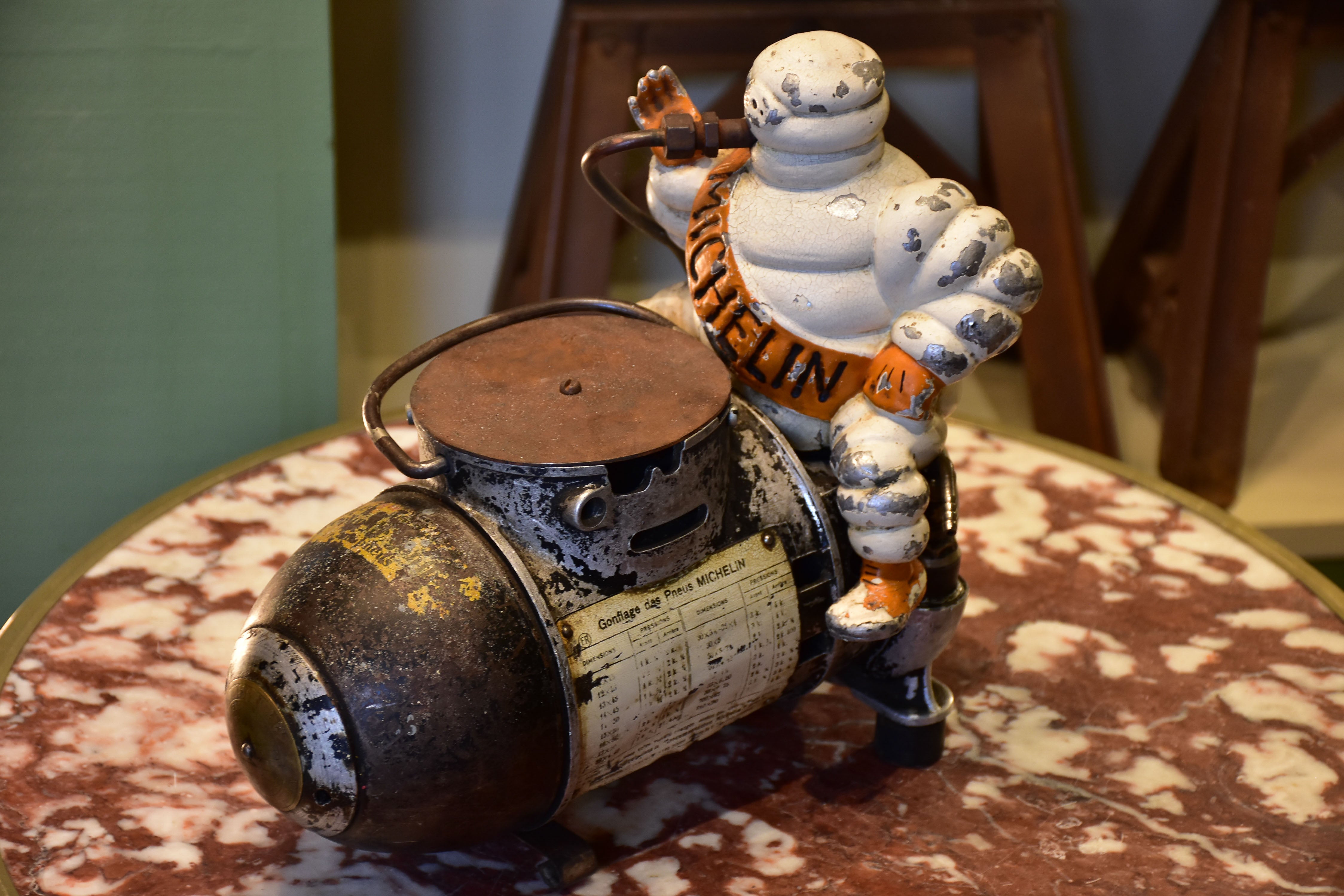 Michelin man air compressor - 1920's