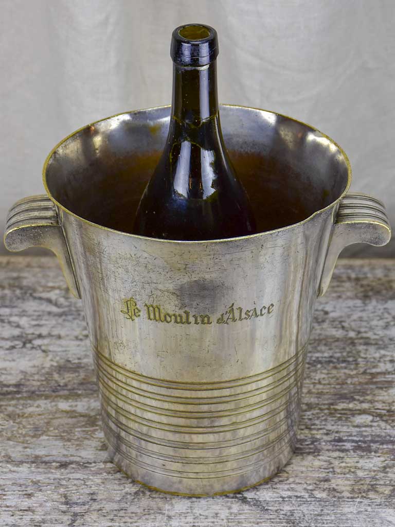 Antique French ice bucket - Le Moulin d'Alsace