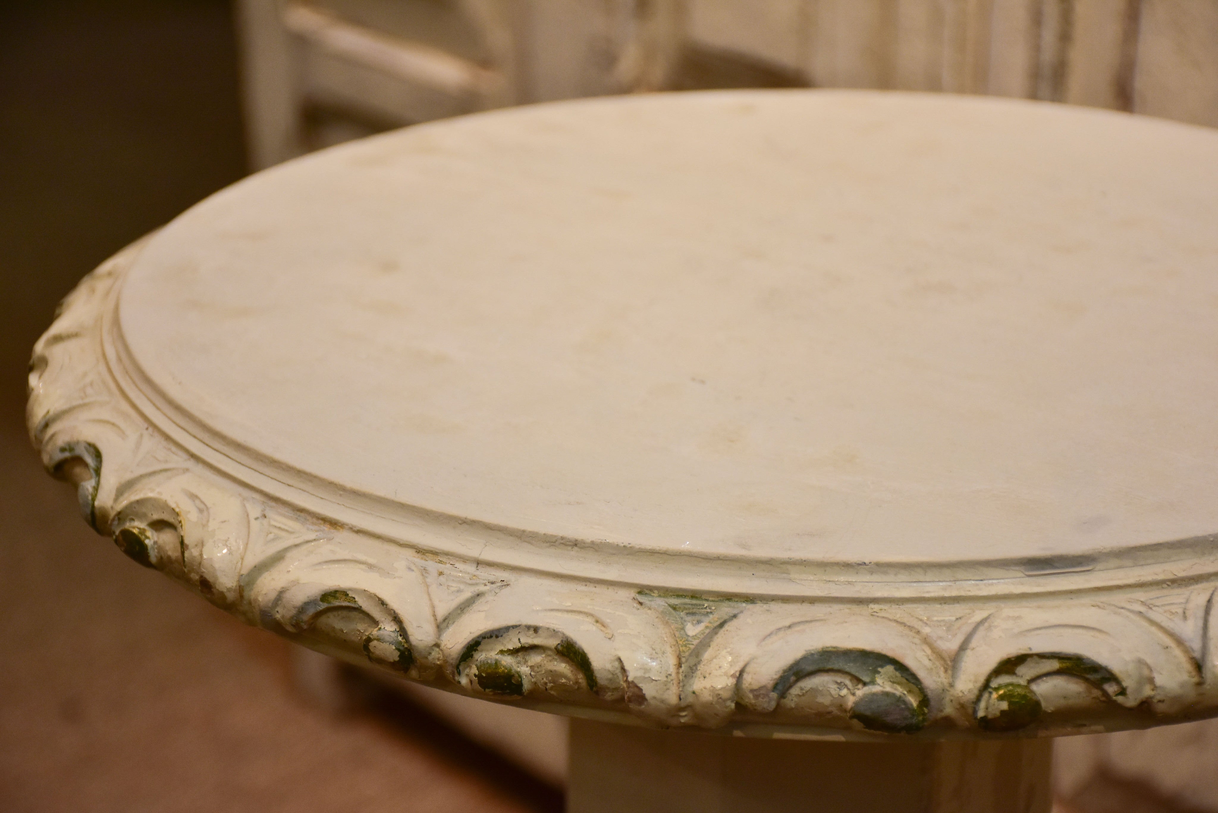 Pair of round French side tables - Victorian