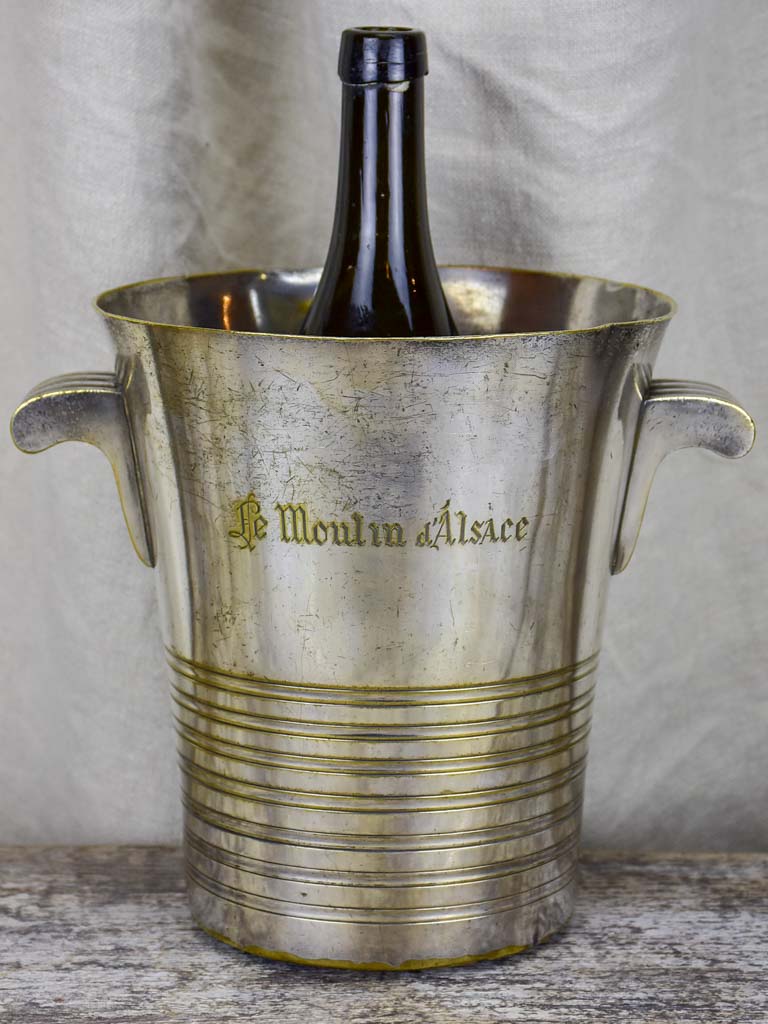 Antique French ice bucket - Le Moulin d'Alsace