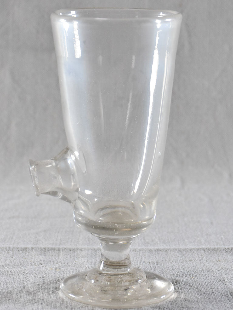 Rare 1850 blown glass with spout