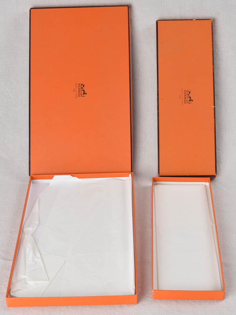 Collection of 10 vintage Hermes boxes