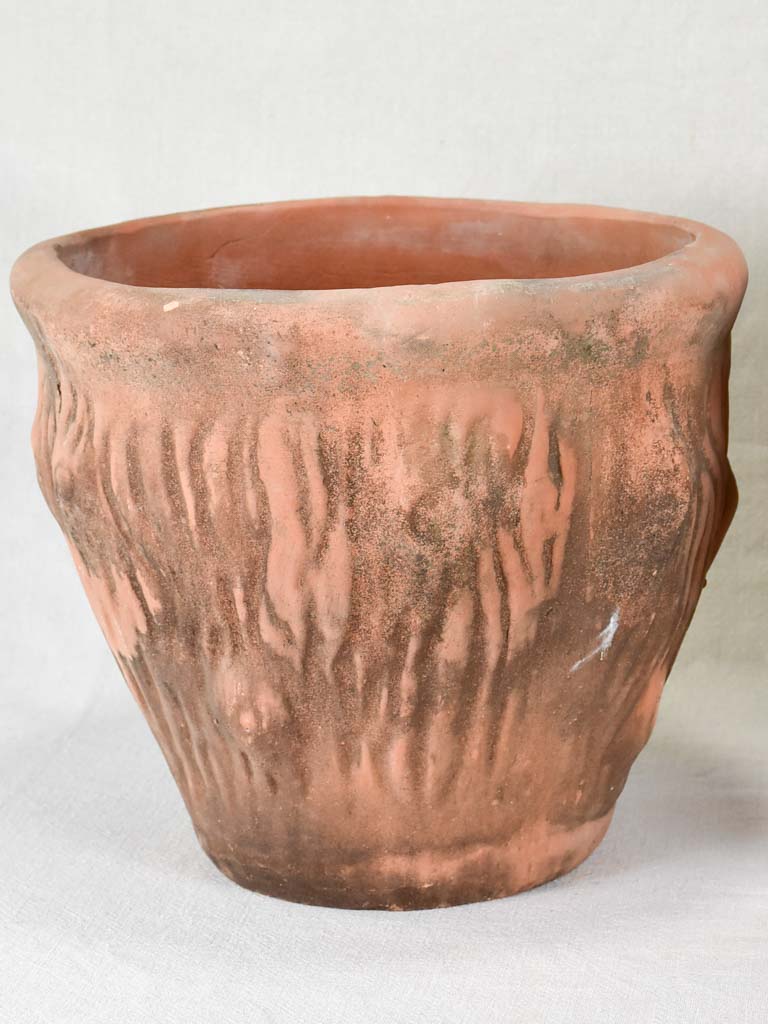 Pair of terracotta cachepot plant holders 11¾"