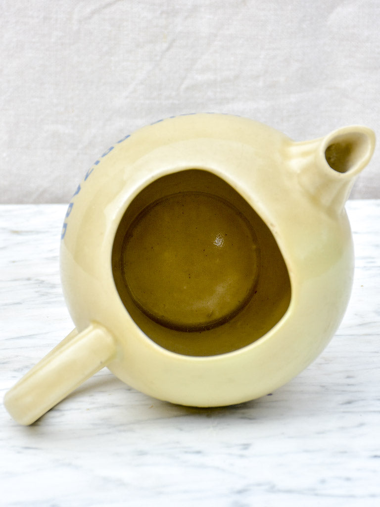 St Etienne marked ceramic pitcher