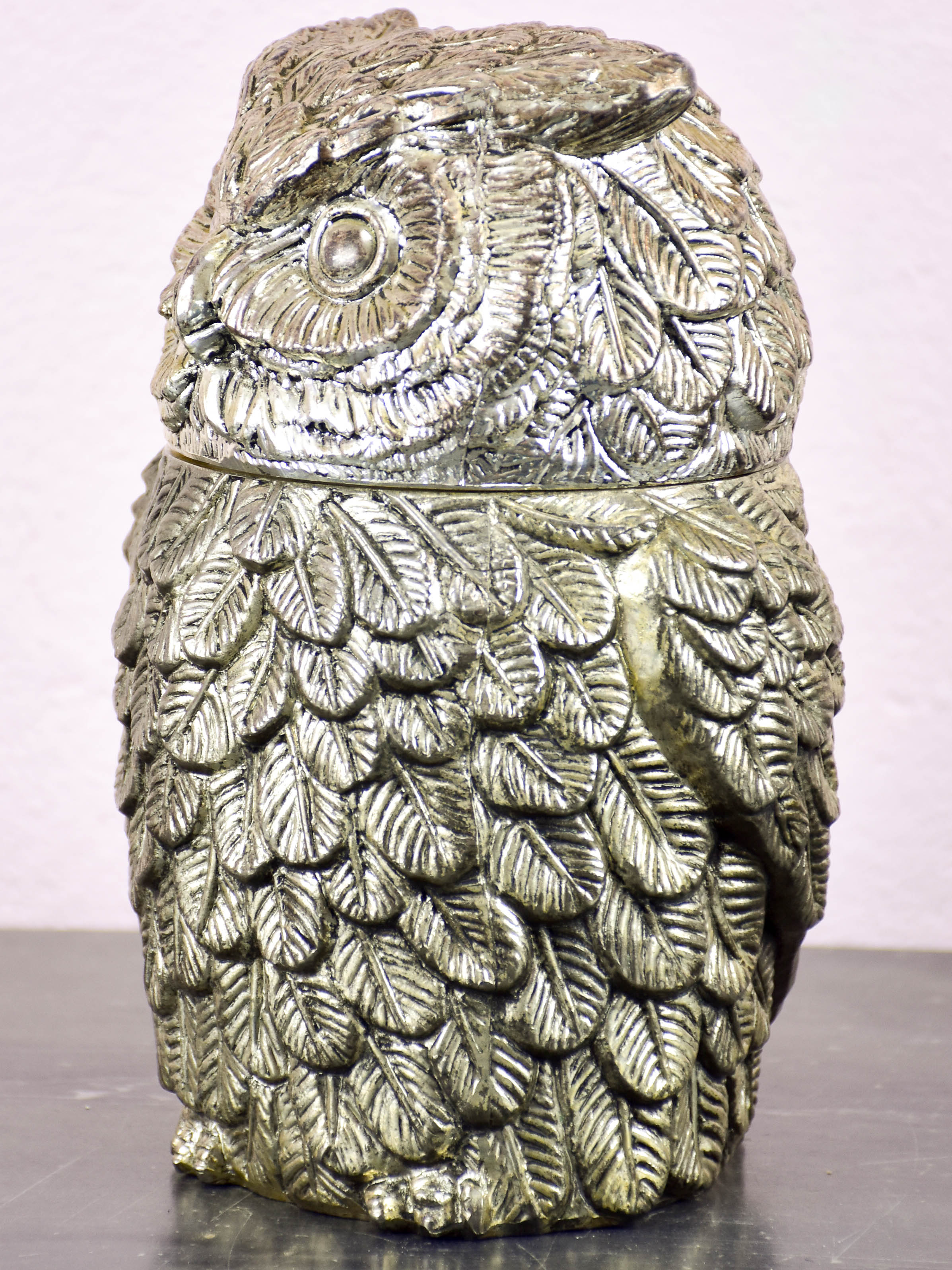 Mauro Manetti ice bucket - silver owl