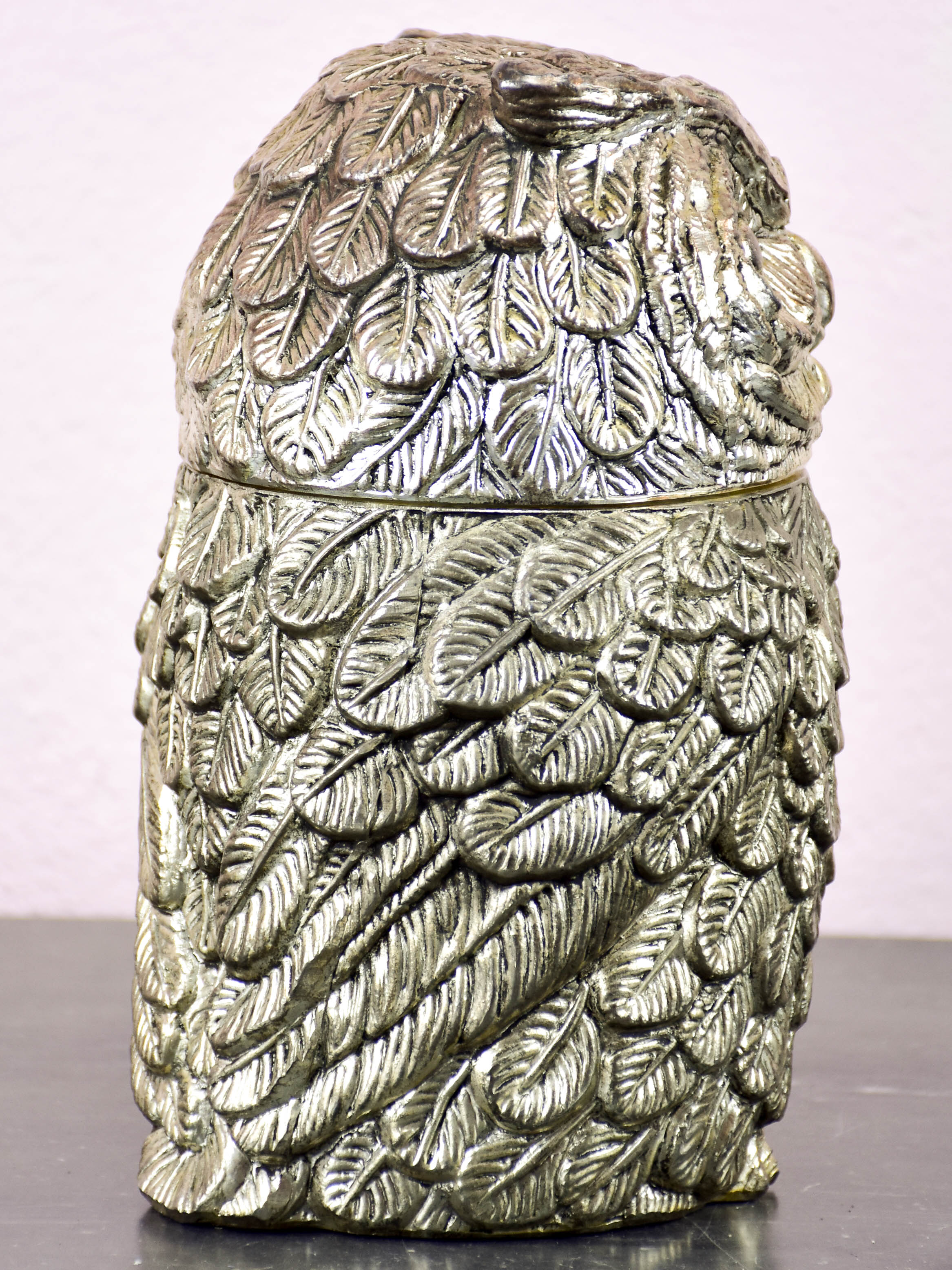 Mauro Manetti ice bucket - silver owl