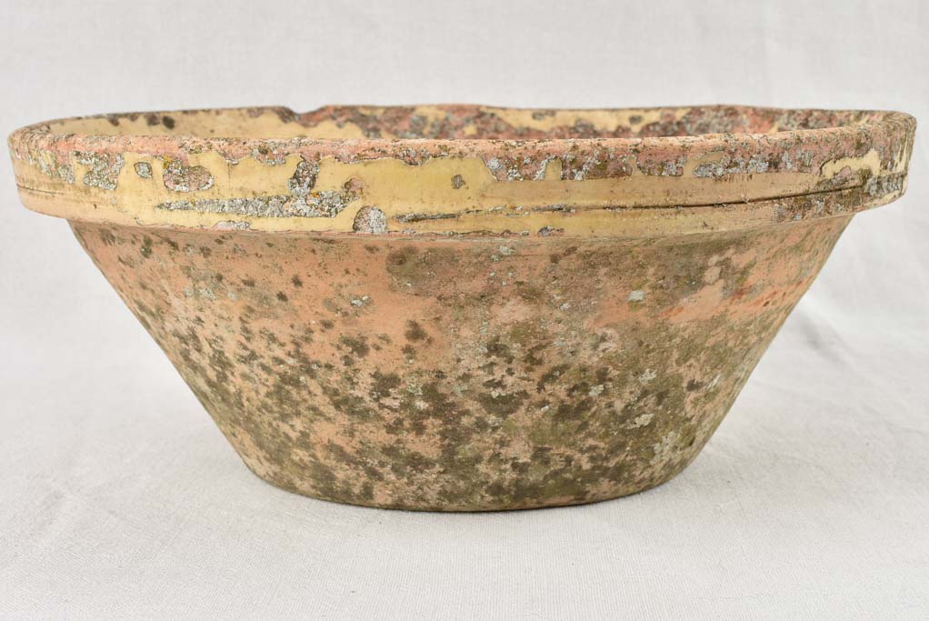 Rustic Antique French mixing bowl 15"