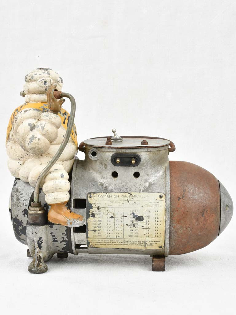 1920s Michelin steel air compressor