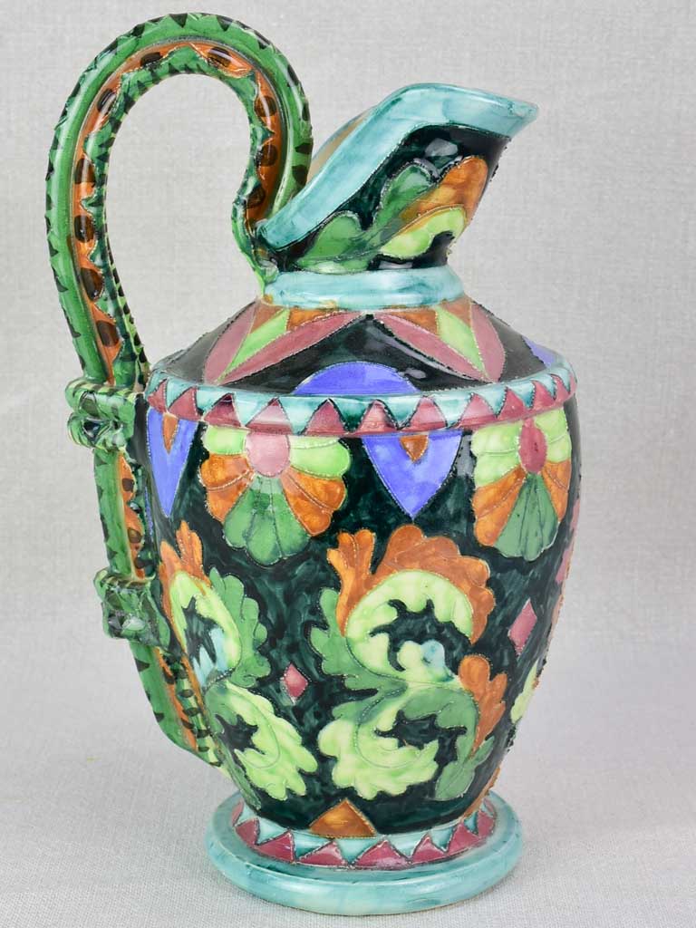 1940's ceramic pitcher from Cannes