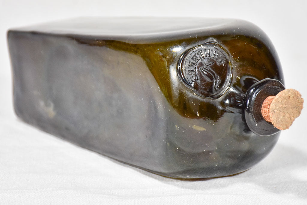 Seventeenth-century unusual rum bottle shape