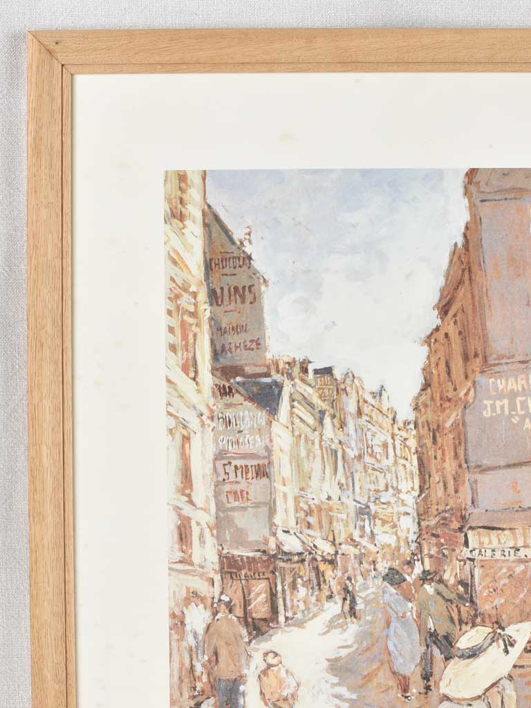 Classic Clauzade lithographs, soft neutral tones