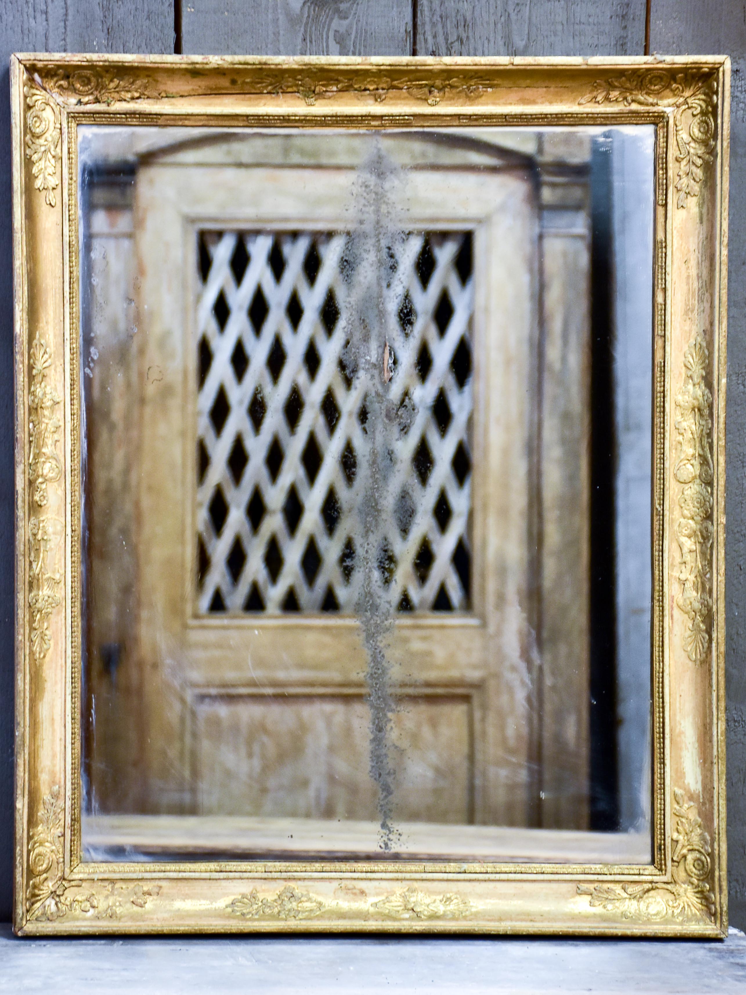 Small 19th century Empire mirror