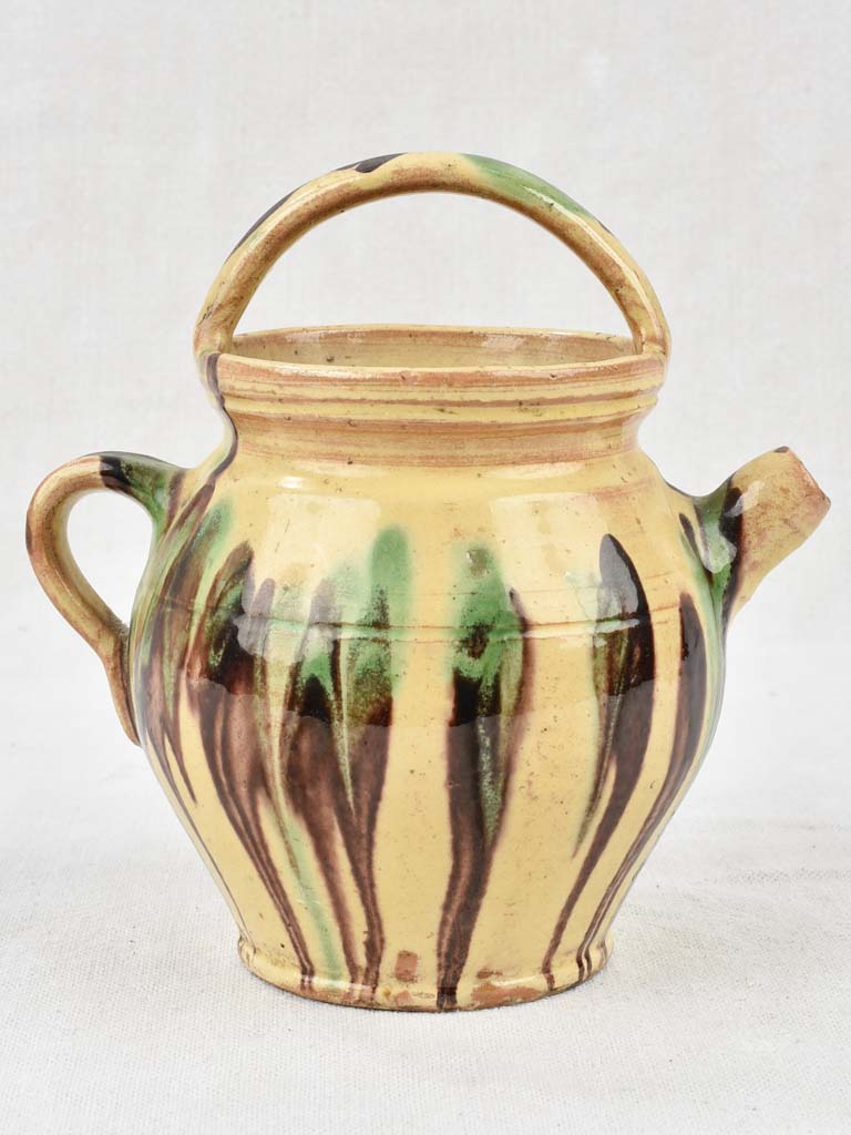 19th century water pitcher Jaspé