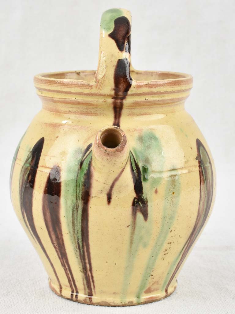 19th century water pitcher Jaspé