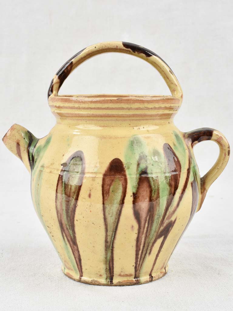 19th century water pitcher Jaspé