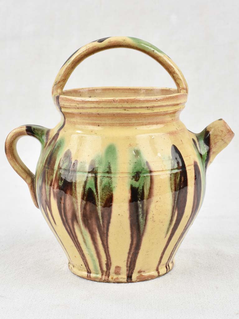 19th century water pitcher Jaspé