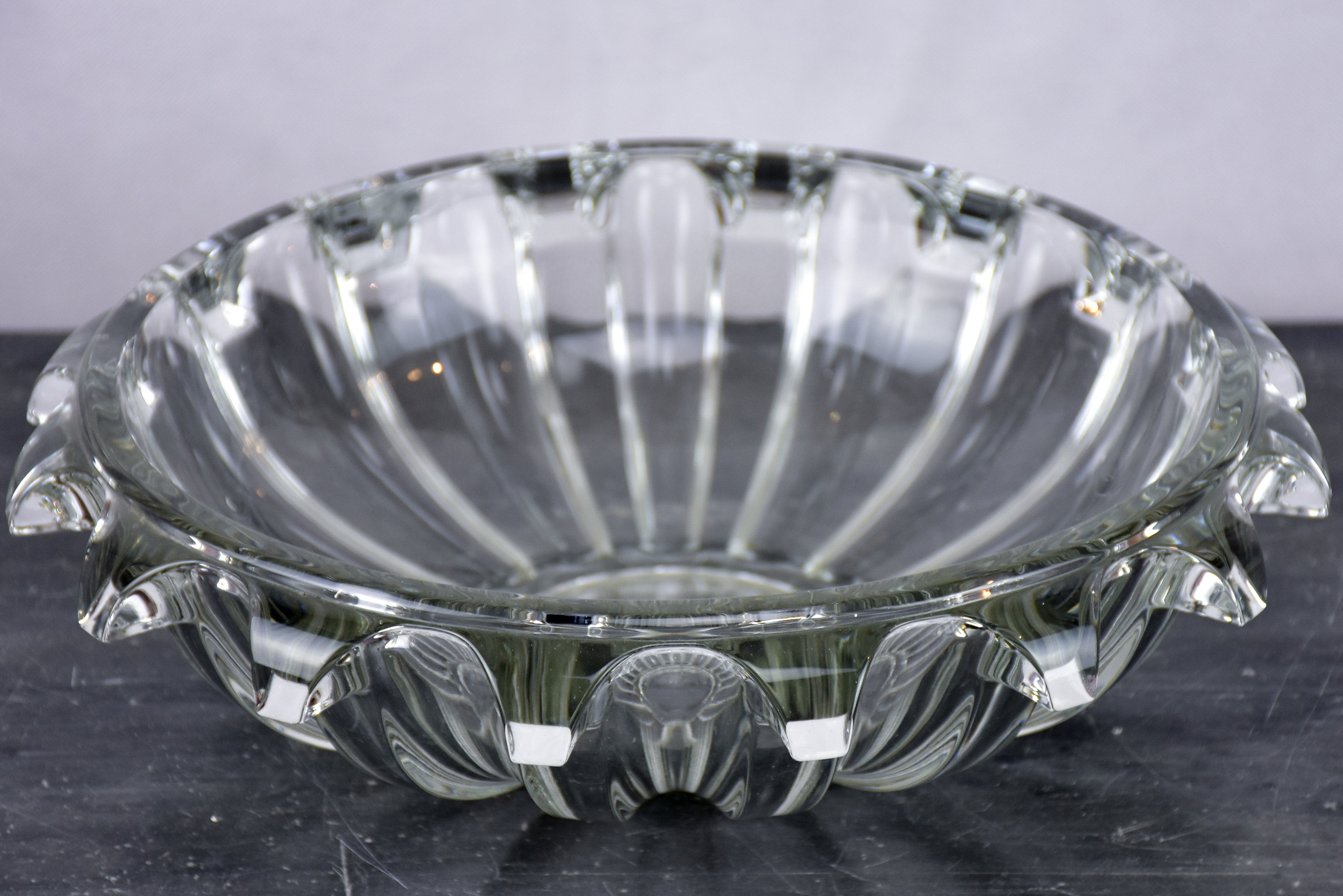 French Art Deco glass bowl