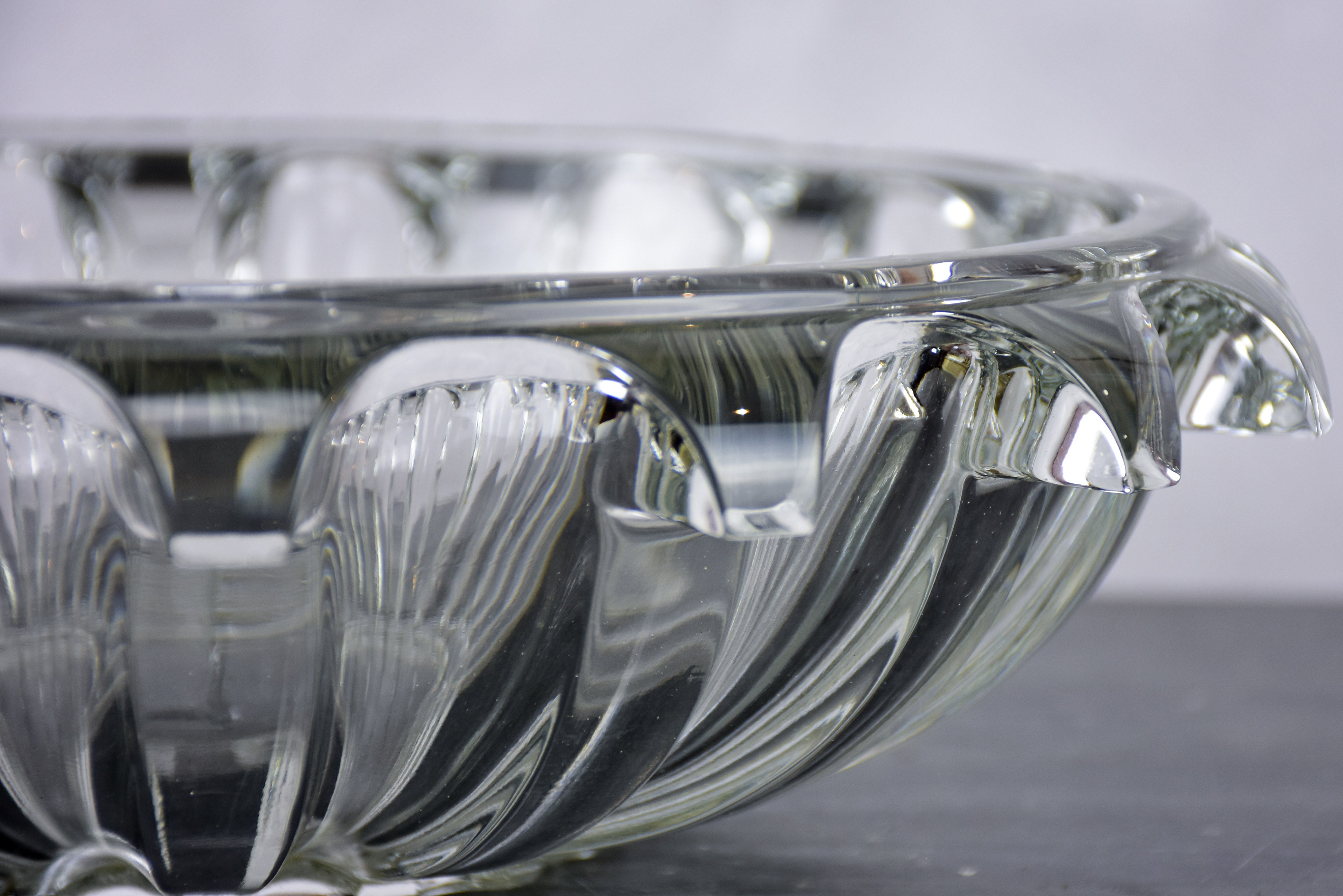 French Art Deco glass bowl