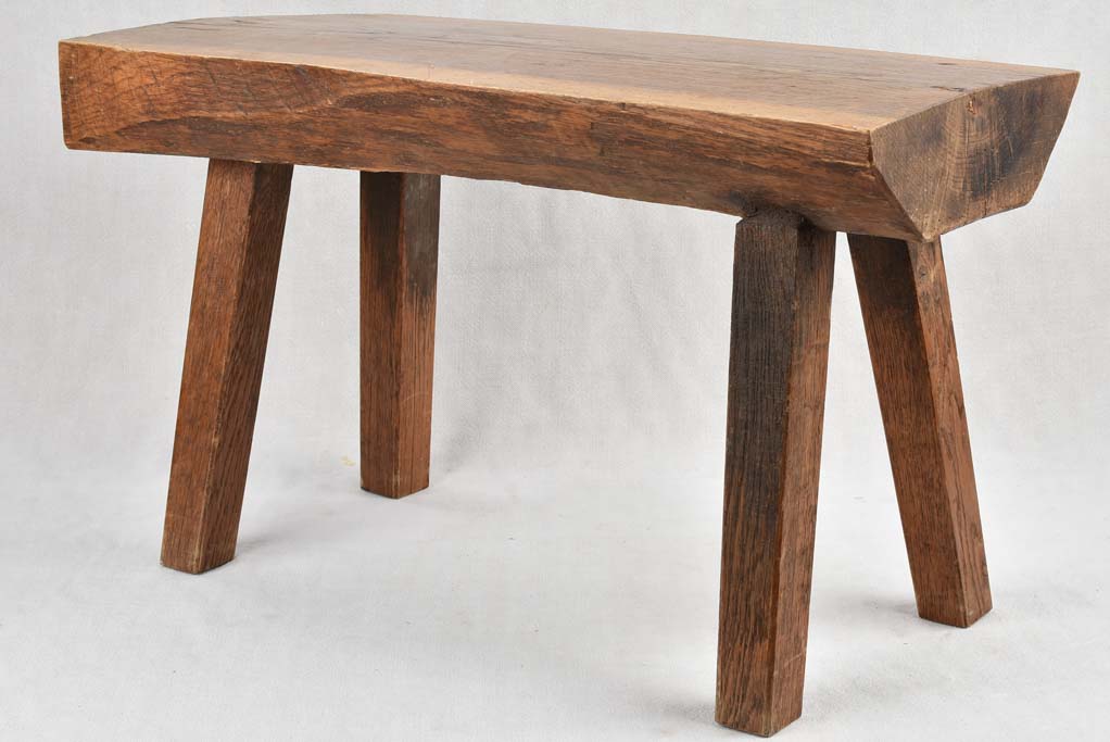 Primitive side table / bench from Savoy 29½"