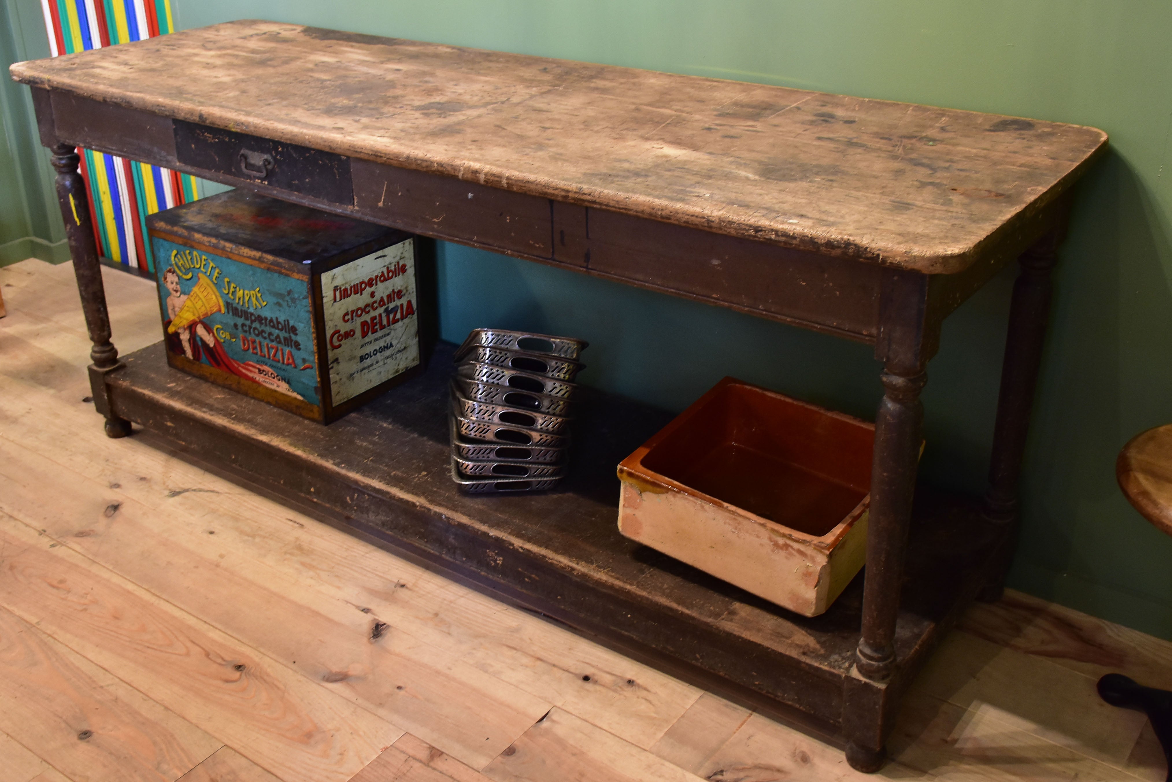 Antique French draper's table