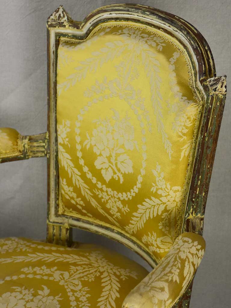 Pair of Louis XVI period armchairs