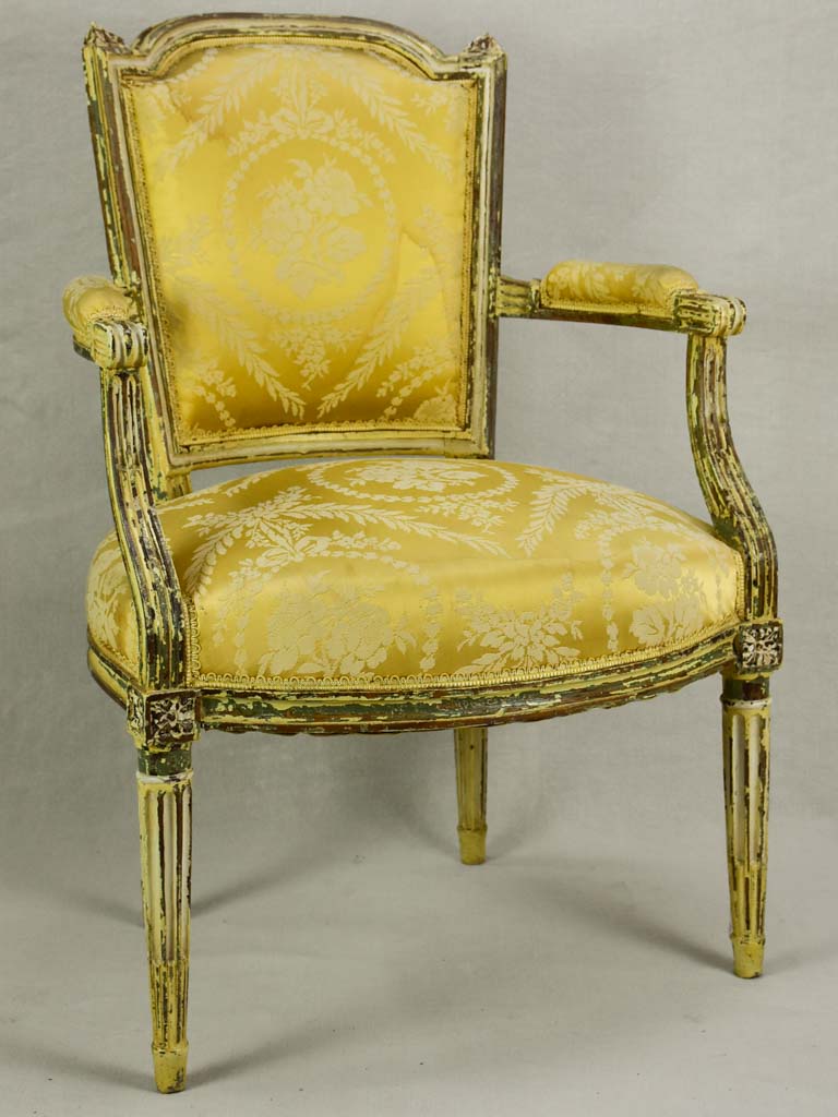 Pair of Louis XVI period armchairs