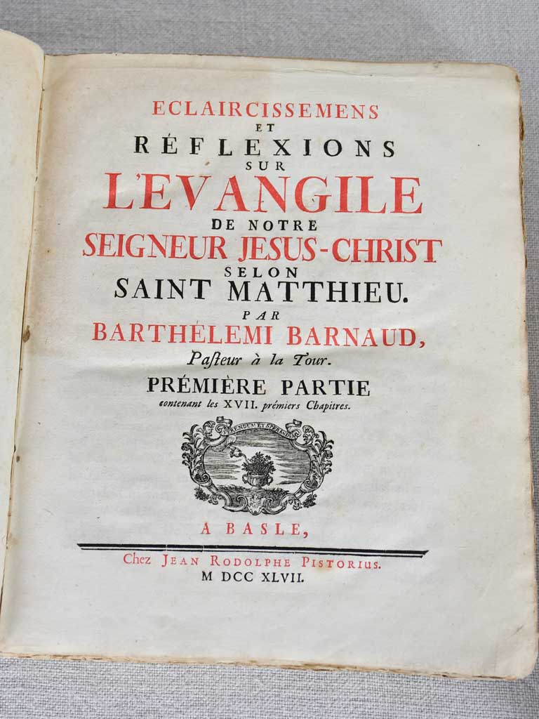 Collection of four 18th-century French religious books