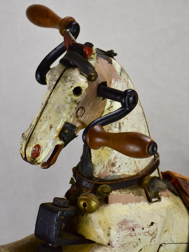 Nineteenth-century French toy horse tricycle