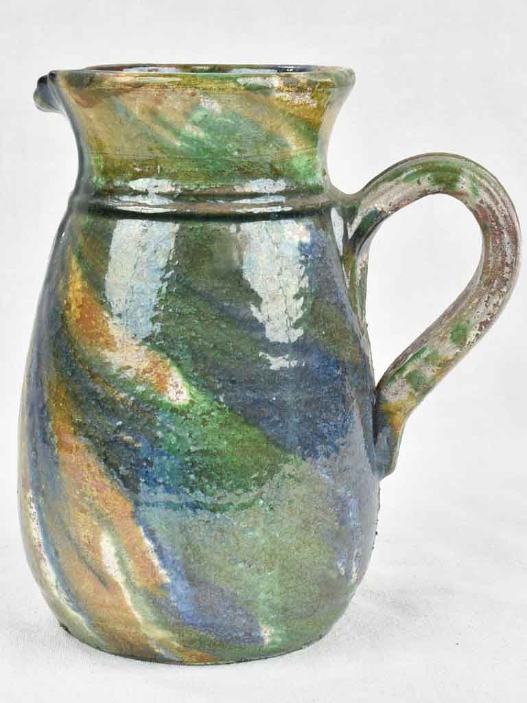 Italian Coastal Colors Ceramic Pitcher