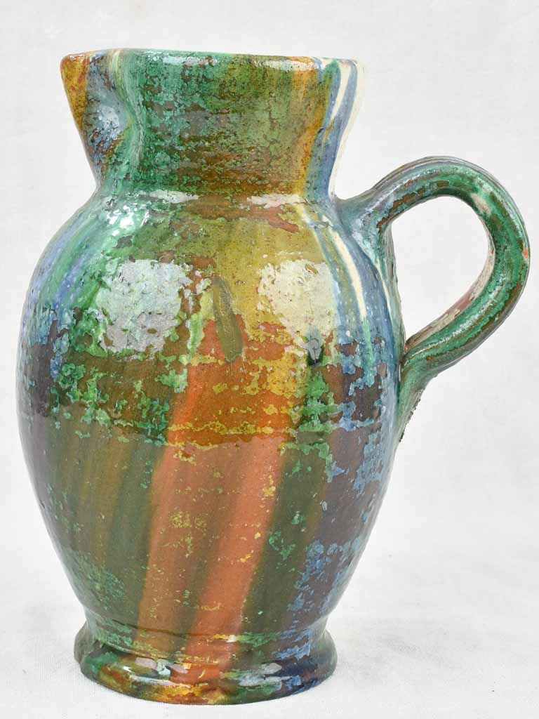 Classic Puglia style ceramic pitcher