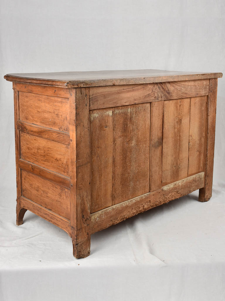 Late 18th century 3 drawer arbalette commode