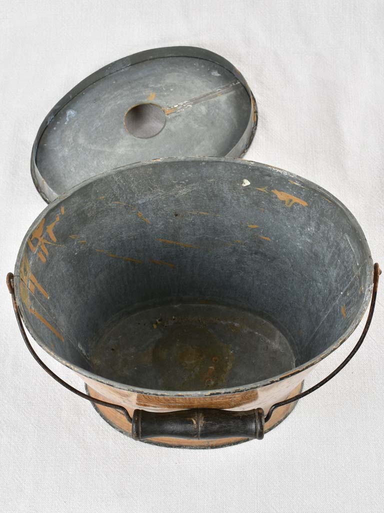 Unique Vintage French Wine Cellar Spittoon