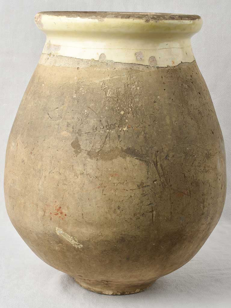 19th century Biot jar Stamped Rissy Antoine Biot 23¾"