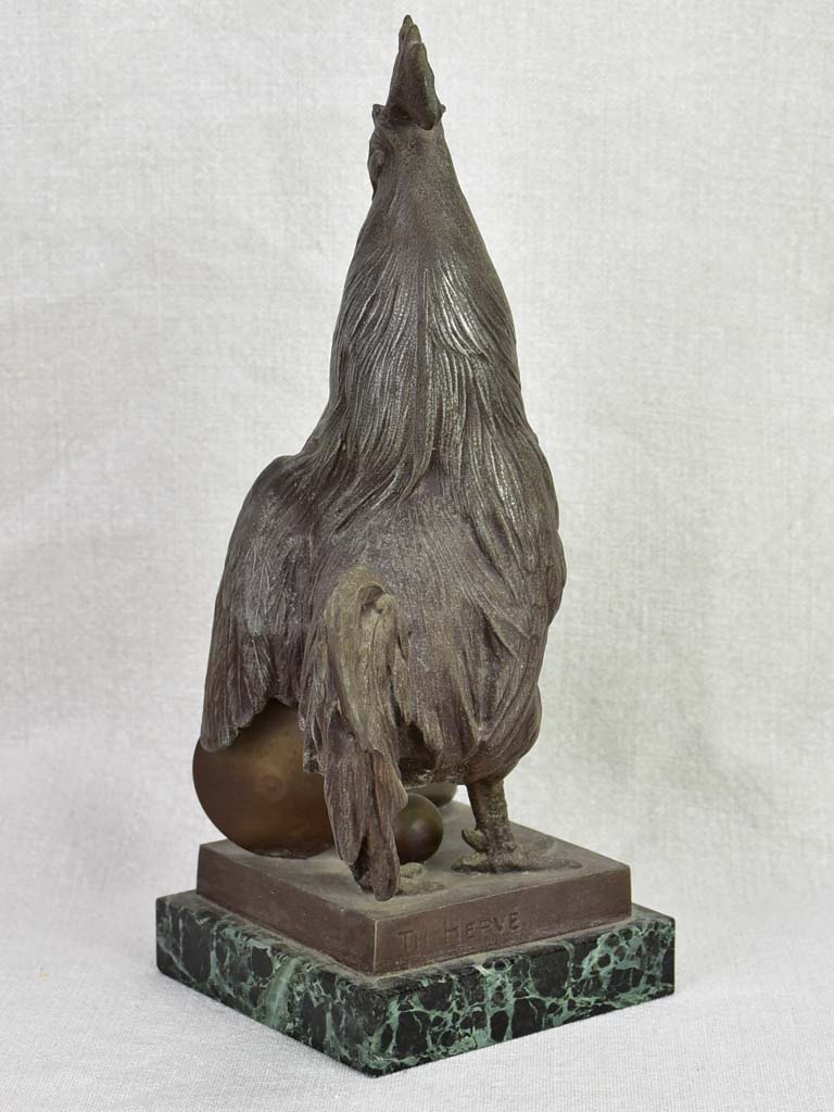 1934 French rooster statue prize 11¾"